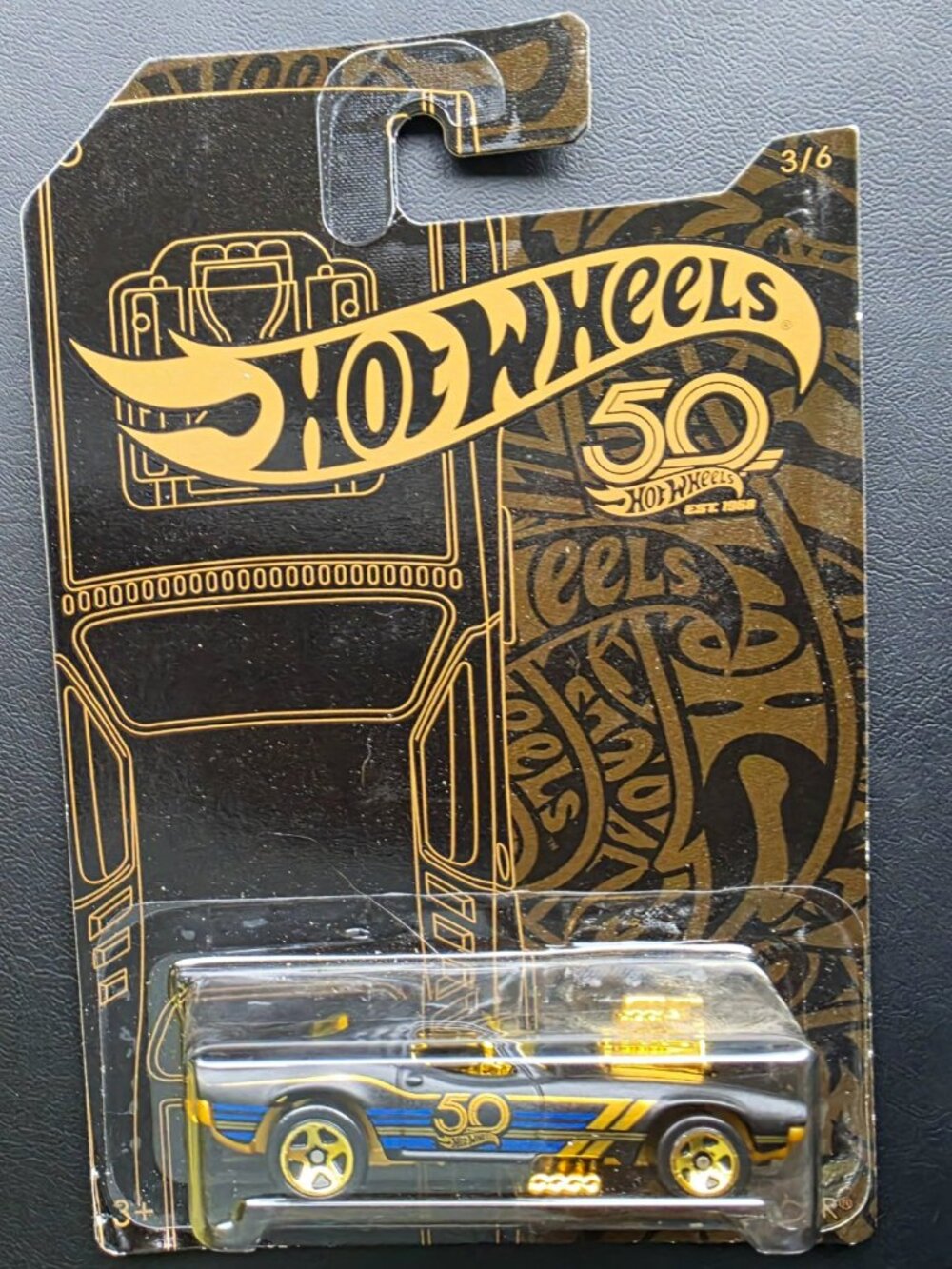 Hot Wheels 50th Anniversary Rodger Dodger 1:64 Diecast Car Unopened Box